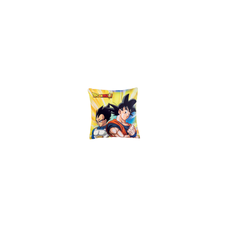 Cojín cuadrado decorativo Goku y Vegeta
