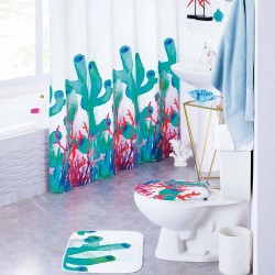 Cortina de baño Coral
