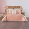 Edredón Velvet Deep Rose con fundas capitonado sin hilo