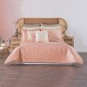 Edredón Velvet Deep Rose con fundas capitonado sin hilo