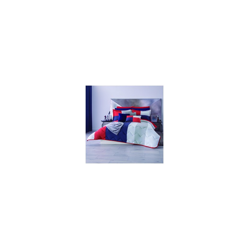 Edredón con fundas y cojín Navy