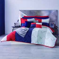Edredón con fundas y cojín Navy
