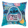 Cojín cuadrado decorativo Stitch aloha