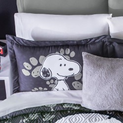 Funda decorativa Snoopy black Estándar