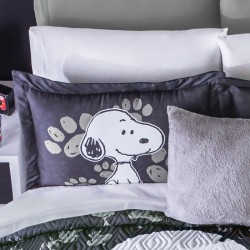 Funda decorativa Snoopy black Estándar
