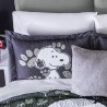 Funda decorativa Snoopy black Estándar