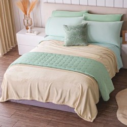 Cobertor ligero ultrasuave Beige