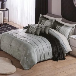 Edredón con fundas y cojines Gray