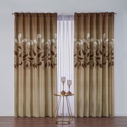 Cortinas decorativas Castaña