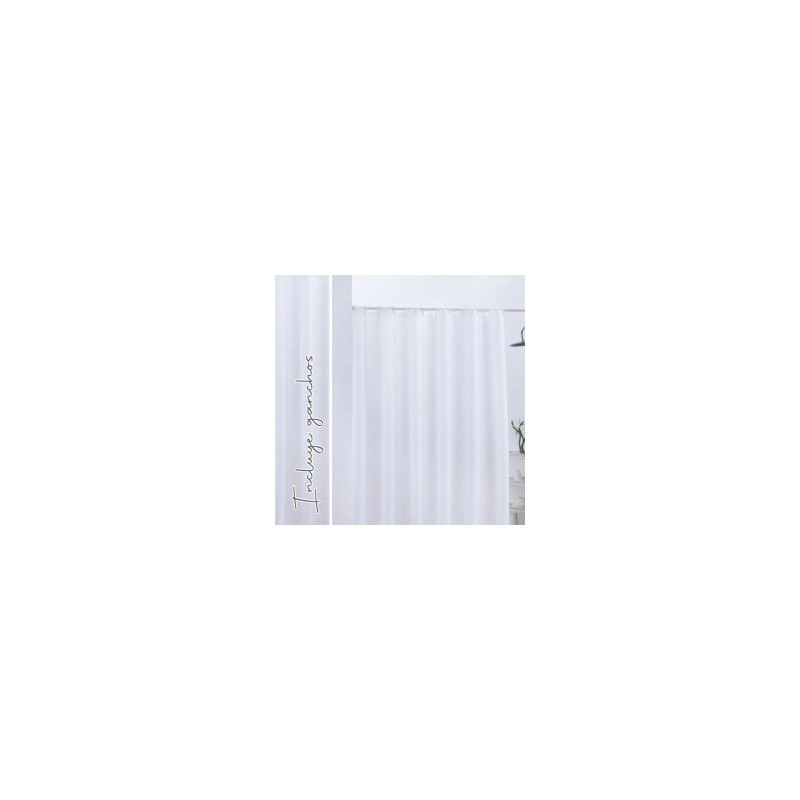 Cortina de baño Blanco
