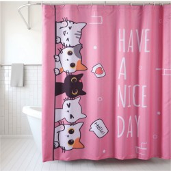 Cortina de baño Cats