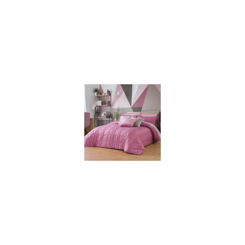 Edredón tufted con fundas Mily
