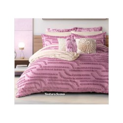 Edredón tufted con fundas Minerva