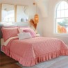 Colcha Neo Deep rose capitonado sin hilo
