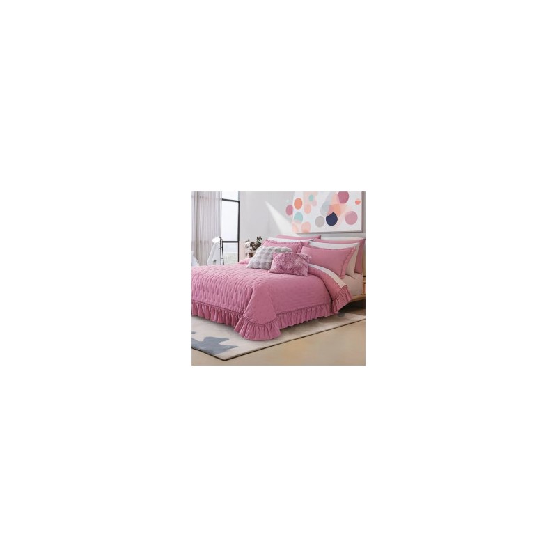 Colcha Neo Berry capitonado sin hilo
