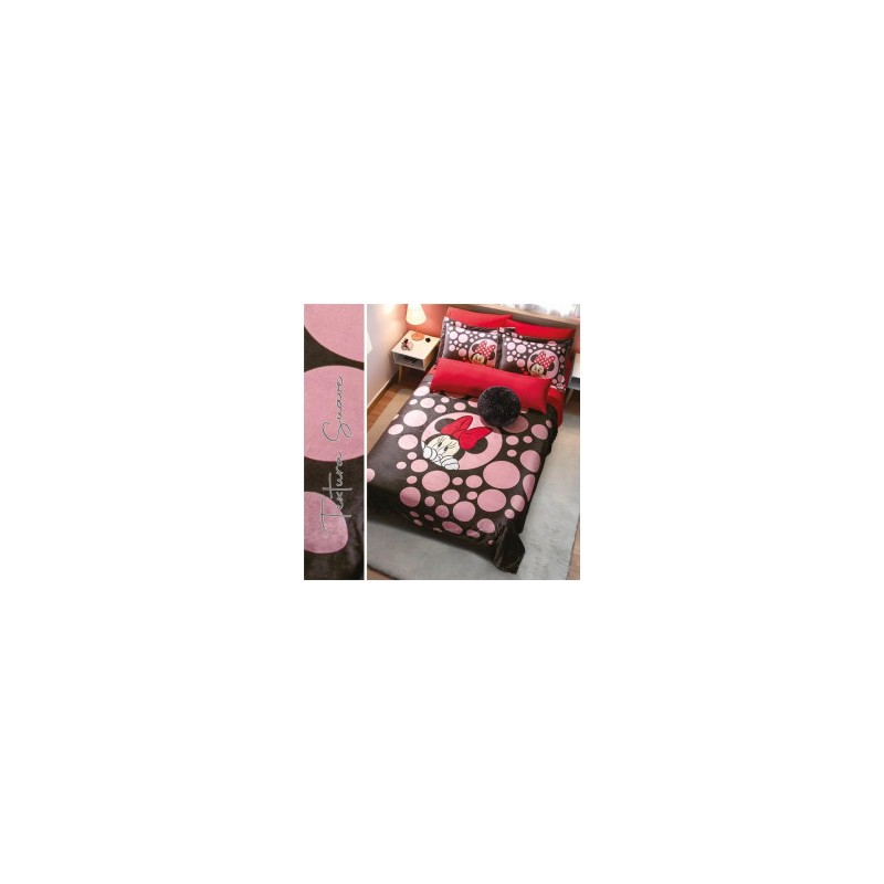 Cobertor ligero ultrasuave Minnie Black