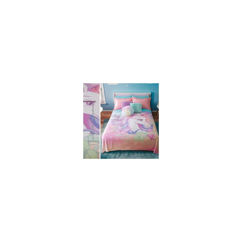 Cobertor ligero ultrasuave Unicornio Star