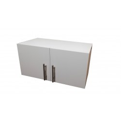 Alacena minimalista de dos puertas, Blanca (varios tamaños)