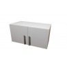 Alacena minimalista de dos puertas, Blanca (varios tamaños)